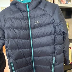 L.L. Bean Teal and Navy Jacket
